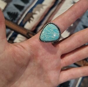 Turquoise Silver Women's Ring